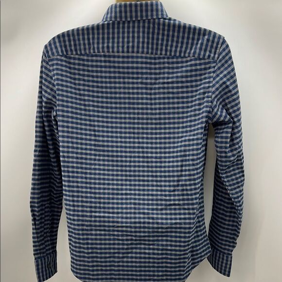 UNTUCKit Blue Casual Gingham Button Down Shirt - Picture 3 of 5